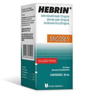 Hebrin Solução Tópica Antisséptica 30ml