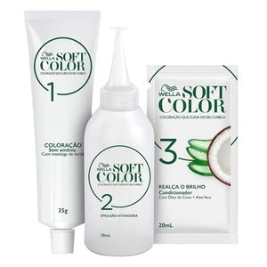 Soft Color Wella Tonalizante de Cabelo-54 Castanho Acobreado