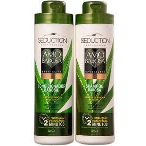 Kit Eico Life Amo Babosa Shampoo 800ml +Condicionador 800ml
