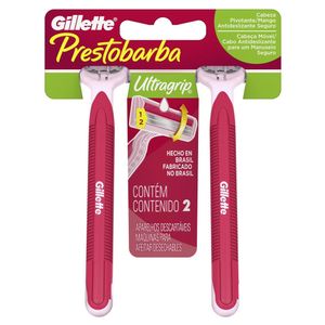Aparelho Gillette Prestobarba For Women Ultragrip Móvel 2 unidades
