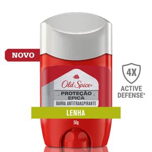 Desodorante Barra Antitransp Old Spice Lenha Proteção Épica 50g