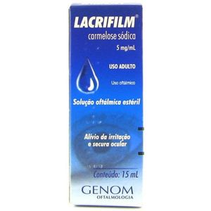 Lacrifilm 5mg/ml Solução Oftálmica 15ml