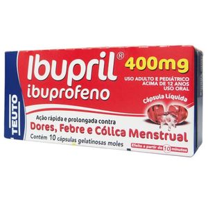 Ibupril 400mg C/10 Cápsulas
