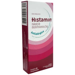 Histamin 2mg 20 Comprimidos