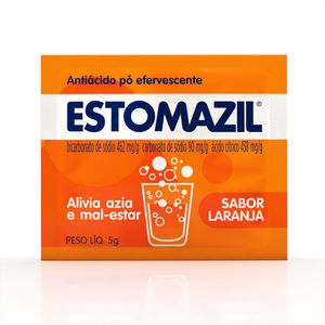 Estomazil Antiácido Efervescente Sabor Laranja Sachê 5g