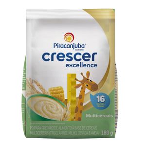 Crescer Excellence Cereal Infantil Multicereais Sachê 180g