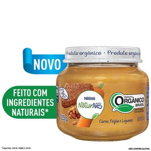 Papinha NESTLÉ Naturnes Carne, Feijão e Legumes 115g