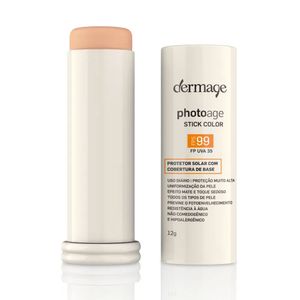 Protetor Solar Photoage Stick Color Dermage FPS99 12g -Claro