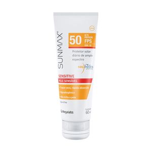 Protetor Solar SunMax Sensitive Pele Sensível FPS50 60ml