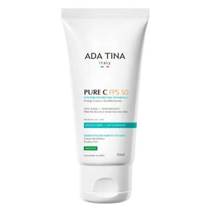 Protetor Solar Facial Ada Tina Pure C FPS50 50ml