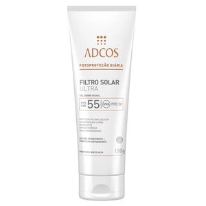 Protetor Solar Adcos Filtro Solar Ulta Gel Creme FPS55 120g