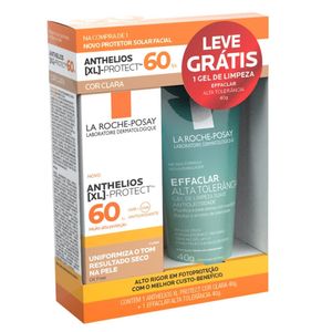 Protetor Solar Anthelios XL Prot Clara FPS60+Effaclar Gel 40g