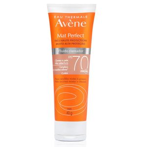 Protetor Solar Facial Avène Mat Perfect Cor Clara FPS70 40g