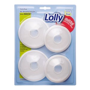 Concha Seios para Amamentação Macia Lolly c/2 +2 Mini Conchas