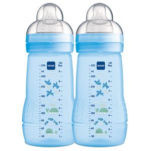 Mamadeira MAM Easy Active 270mL c/2 +2M - Boys
