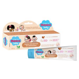Creme Preventivo Assaduras Turma da Monica Baby Amêndoas 90g
