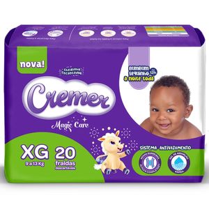 Fralda Cremer Magic Care Jumbo XG c/20 Unidades