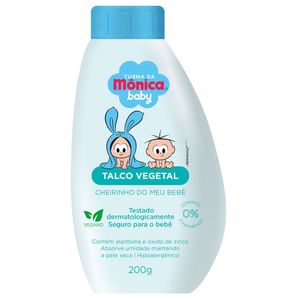 Talco Vegetal Turma da Monica Baby Cheirinho Do Bebê 200g