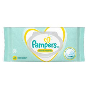 Toalhas Umedecidas Pampers Recém-Nascido c/48 Toalhinhas