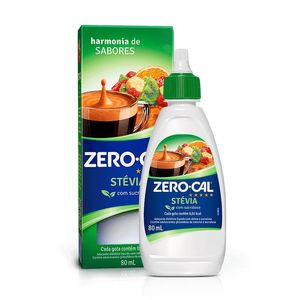 Adoçante Zero Cal Stevia Líquido 80ml