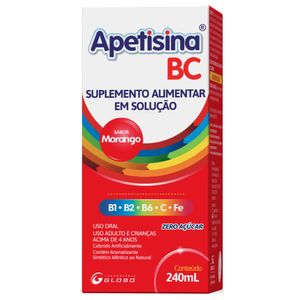 Apetisina BC Solução Oral Morango 240ml