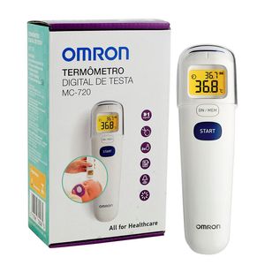 Termômetro Digital de Testa Superfície Ambiente Omron MC-720