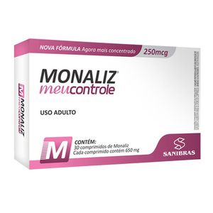Monaliz Meu Controle 30 Comprimidos