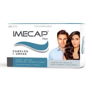 Imecap Hair Cabelos e Unhas 30 Cápsulas