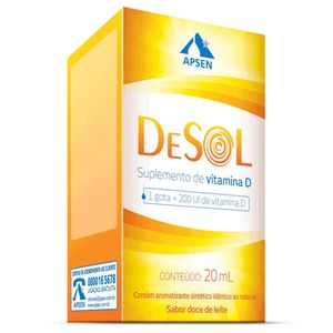 DeSol Doce de Leite Solução Oral 20ml