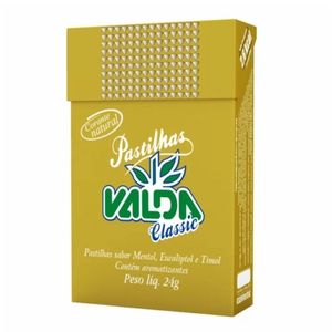 Pastilhas Valda Classic FlipTop 24g