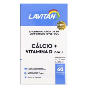 Lavitan Cálcio + Vitamina D 60 Comprimidos