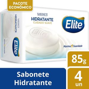 Kit 4x85g Sabonete Barra Elite Hidratante