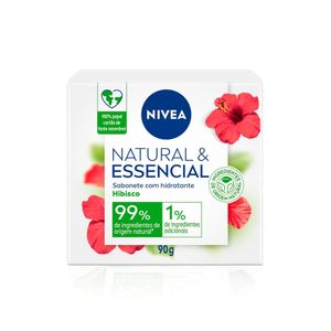 NIVEA Sabonete Barra Natural e Essencial Hibisco 90g