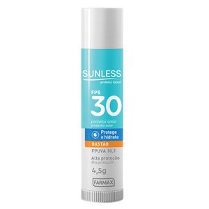 Protetor Labial Sunless Bastão Farmax FPS30 4,5g