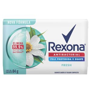 Sabonete Barra Rexona Antibacterial Fresh 84g