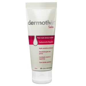 Sabonete Líquido Dermotivin Salix Pele Oleosa e Acnéica 70ml