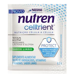 Nutren Celltrient Protect Complemento Alimentar Limão 75g