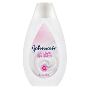 Hidratante Johnsons Daily Care Rosas Sândalo Loção Deo 200ml