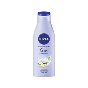 Hidratante NIVEA Óleos Essenciais Coco Óleo Mono Loção 200ml