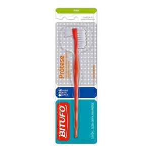 Escova Dental Bitufo para Prótese Dentária Dura