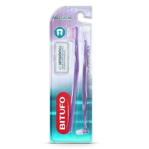 Kit Ortodôntico Bitufo Escova Dental +Intertufo c/6 Refis