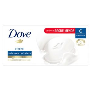 Kit Sabonete em Barra Dove Original 6 unidades de 90g