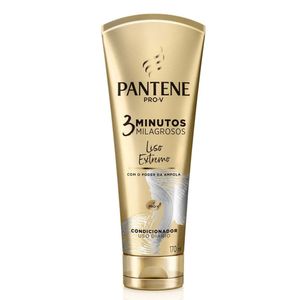 Condicionador Pantene Pro-V 3 Minutos Milag Liso Extr 170ml