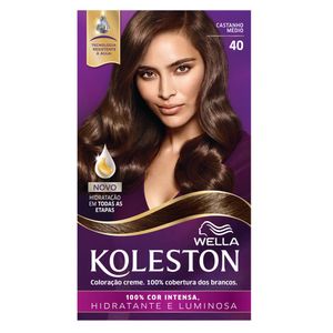 Wella Koleston Tinta de Cabelo Creme - Castanho Médio 40
