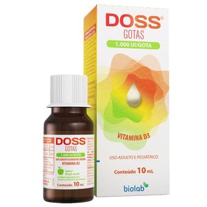 Doss Maçã Verde 1.000UI Solução Oral 10ml