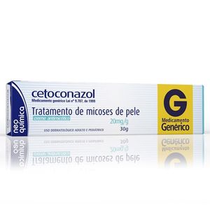 Cetoconazol Creme Derma Antimi 20mg 30g Genérico Neo Química