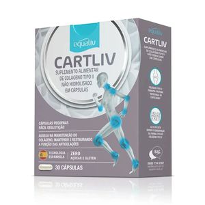 Equaliv Cartliv Colágeno Não Hidrolisado Tipo 2 30 Cápsulas