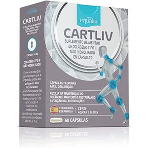 Equaliv Cartliv Colágeno Não Hidrolisado Tipo 2 60 Cápsulas