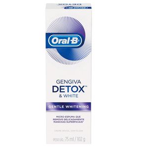 Creme Dental Oral-B Gengiva Detox Gentle Whitening 102g