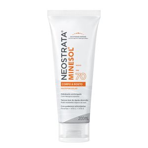Protetor Solar Neostrata Minesol Fluído Hidrat FPS70 200ml